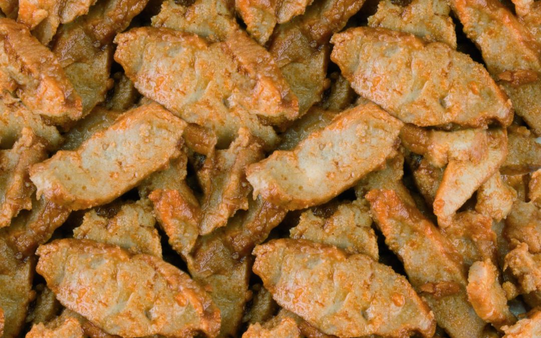 Tiras de pollo Teriyaki