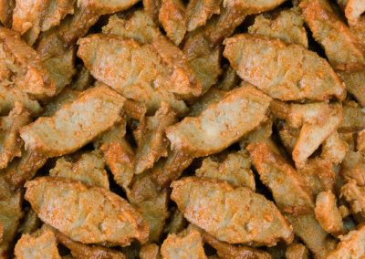 Tiras de pollo Teriyaki